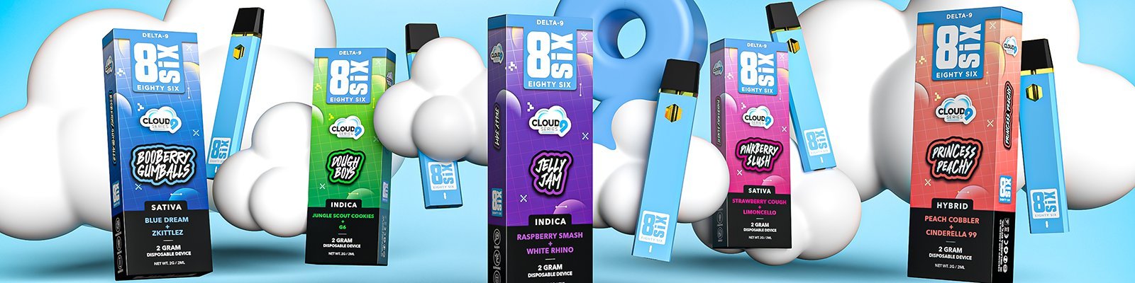 Delta-9 THC Weed Disposables - Eighty Six Group