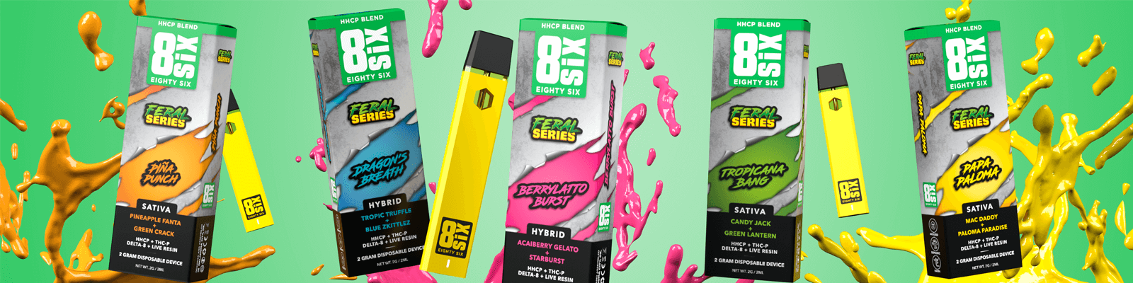 FERAL Series – HHCp Disposables