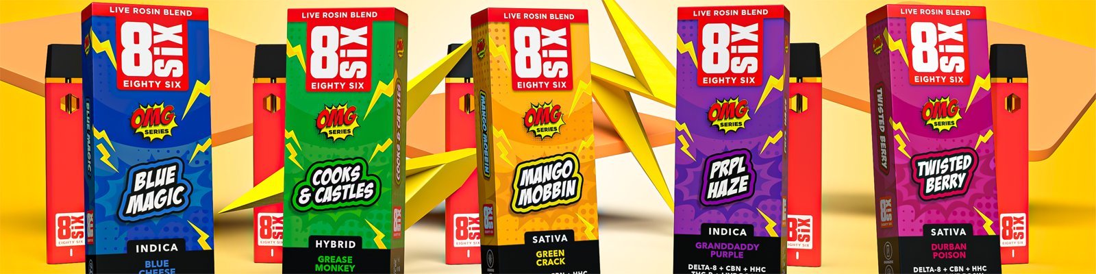 THC Disposable Vape Pens - Eighty Six Group