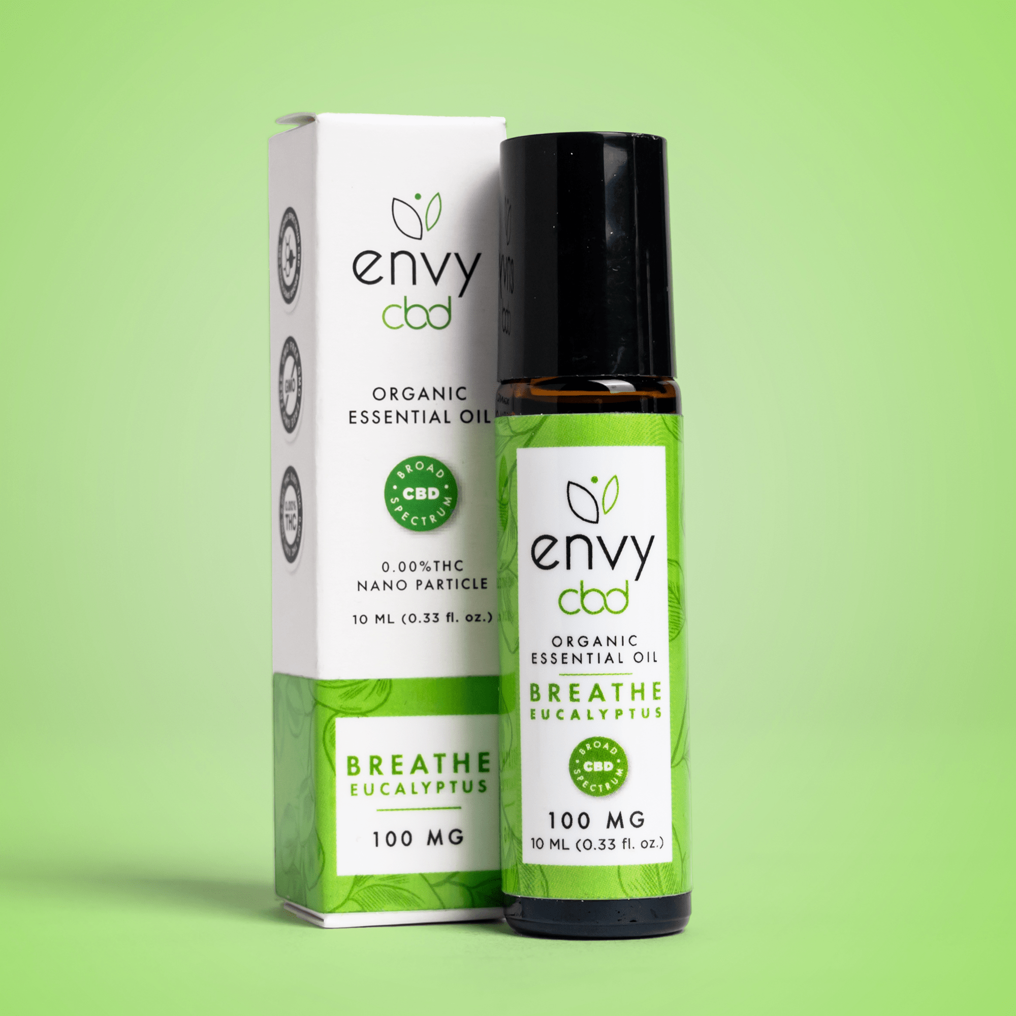 Envy CBD - Essential Oil Roll-On 100MG Broad Spectrum CBD Topical - Eighty Six Group