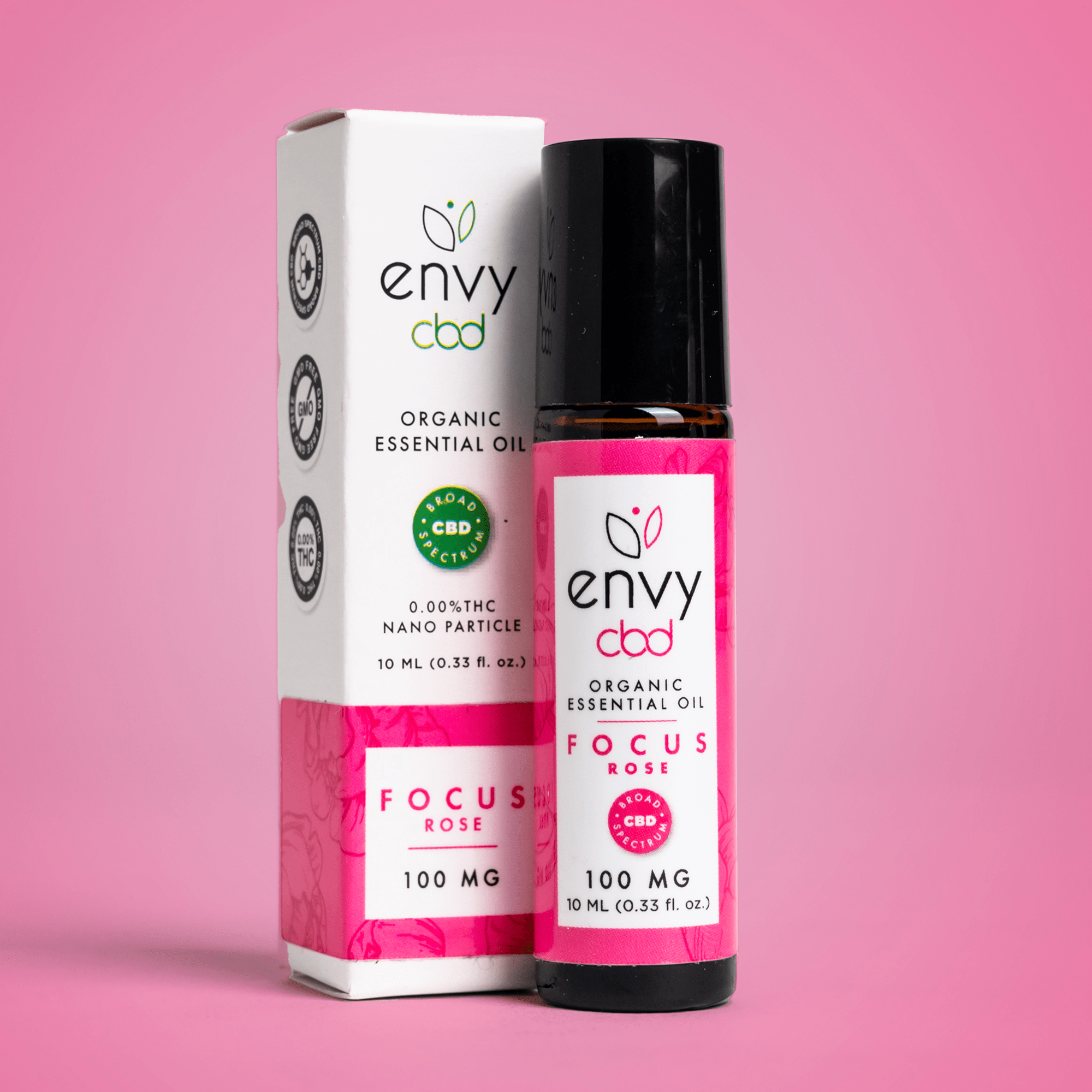 Envy CBD - Essential Oil Roll-On 100MG Broad Spectrum CBD Topical