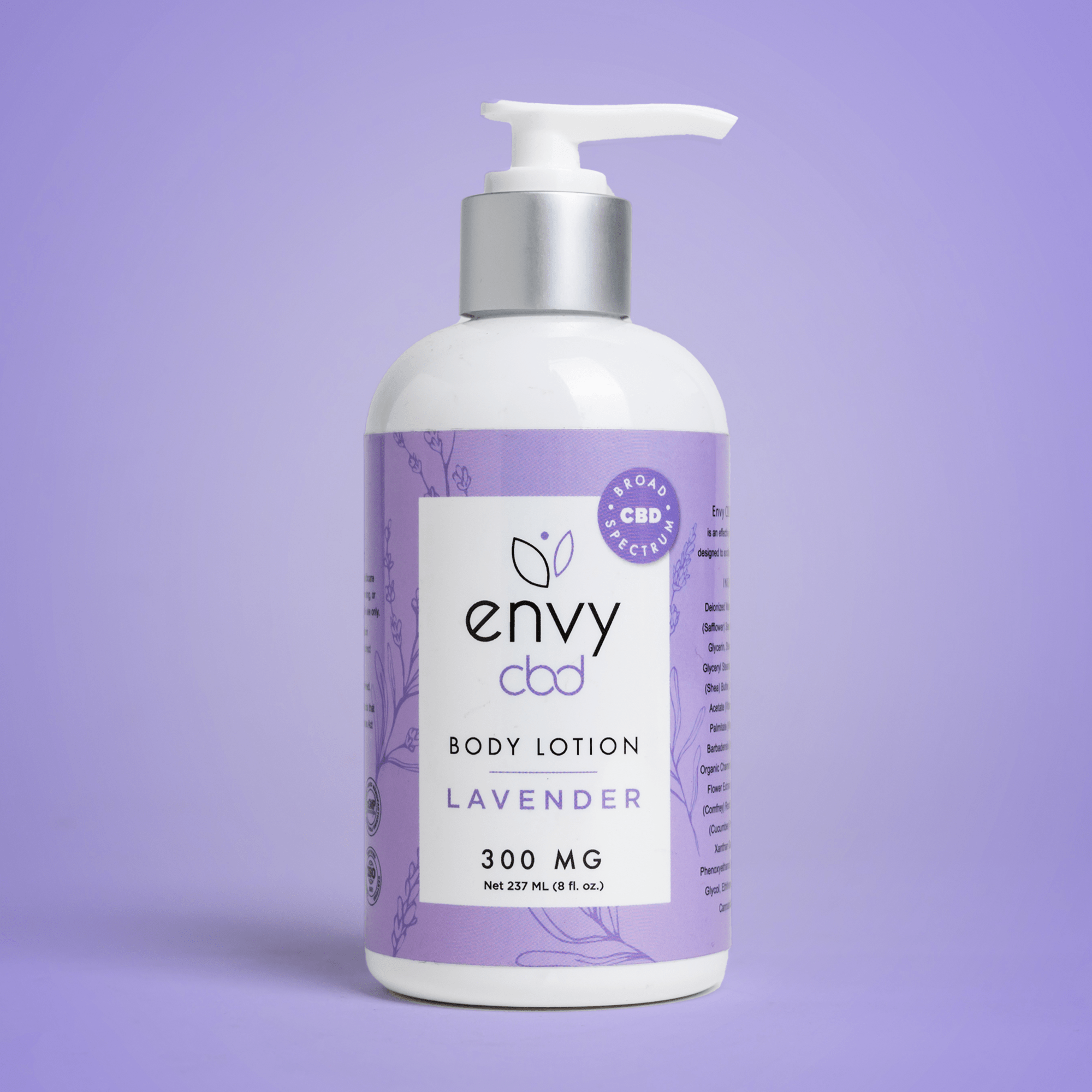 Envy CBD - Body Lotion 300MG Broad Spectrum CBD Topical
