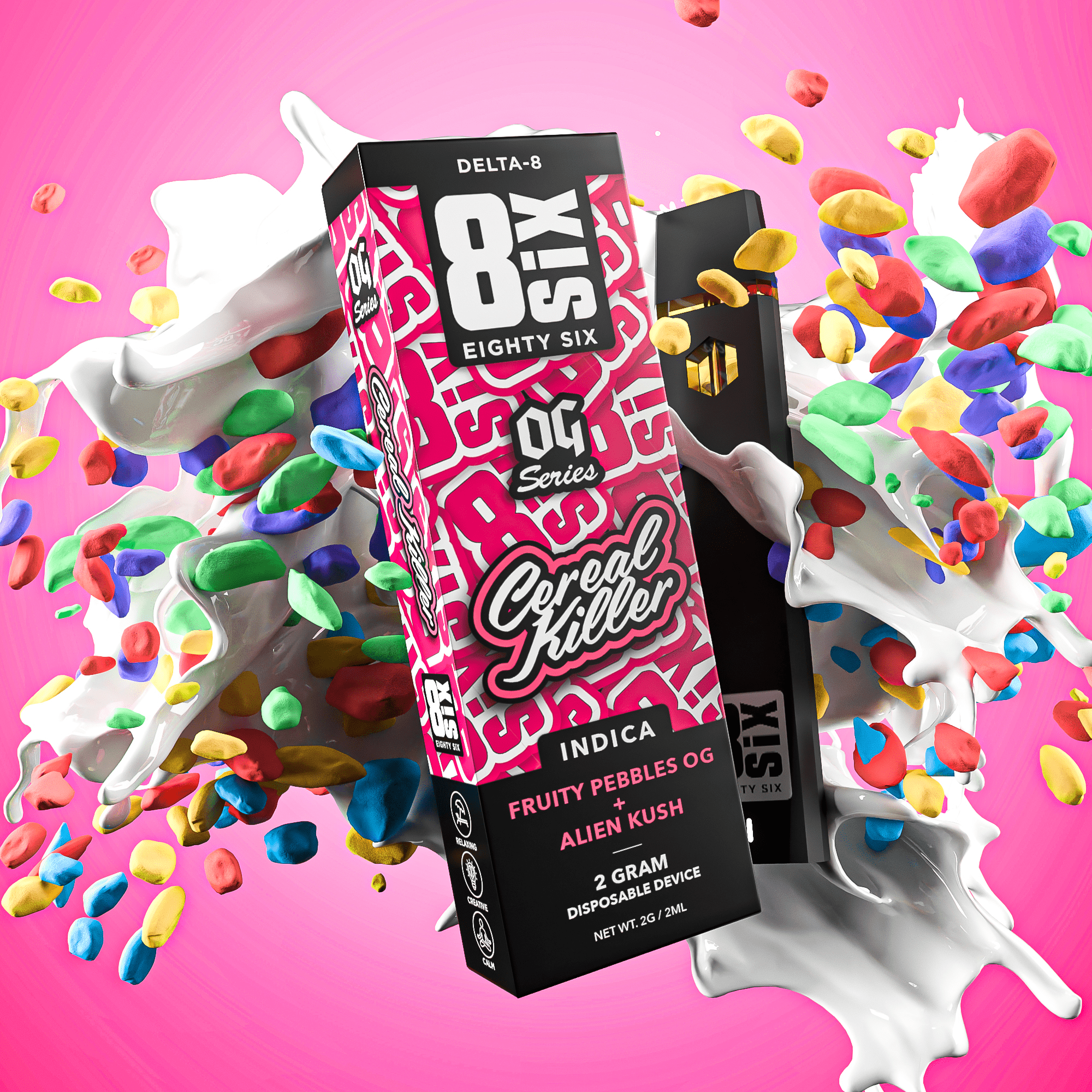 Cereal Killer Delta-8 THC 2G Disposable Vape (F.P. OG)