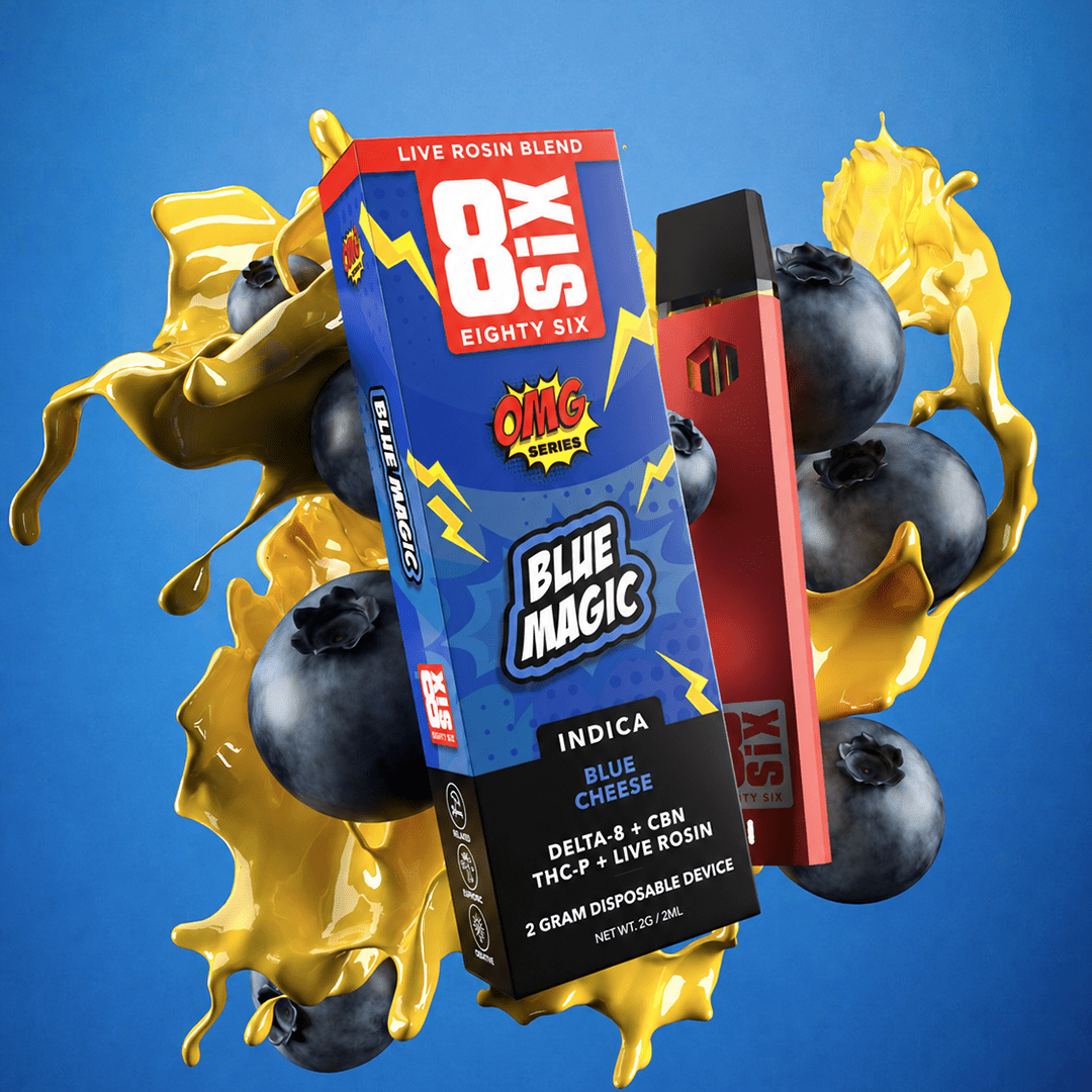 Blue Magic Live Rosin Blend 2G Disposable Vape (Blue Cheese)