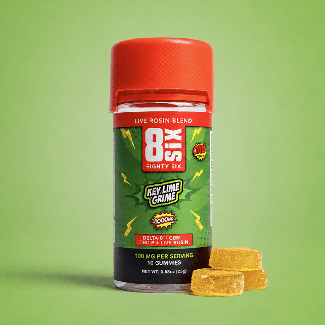 Key Lime Grime 1000MG Live Rosin Blend Gummies