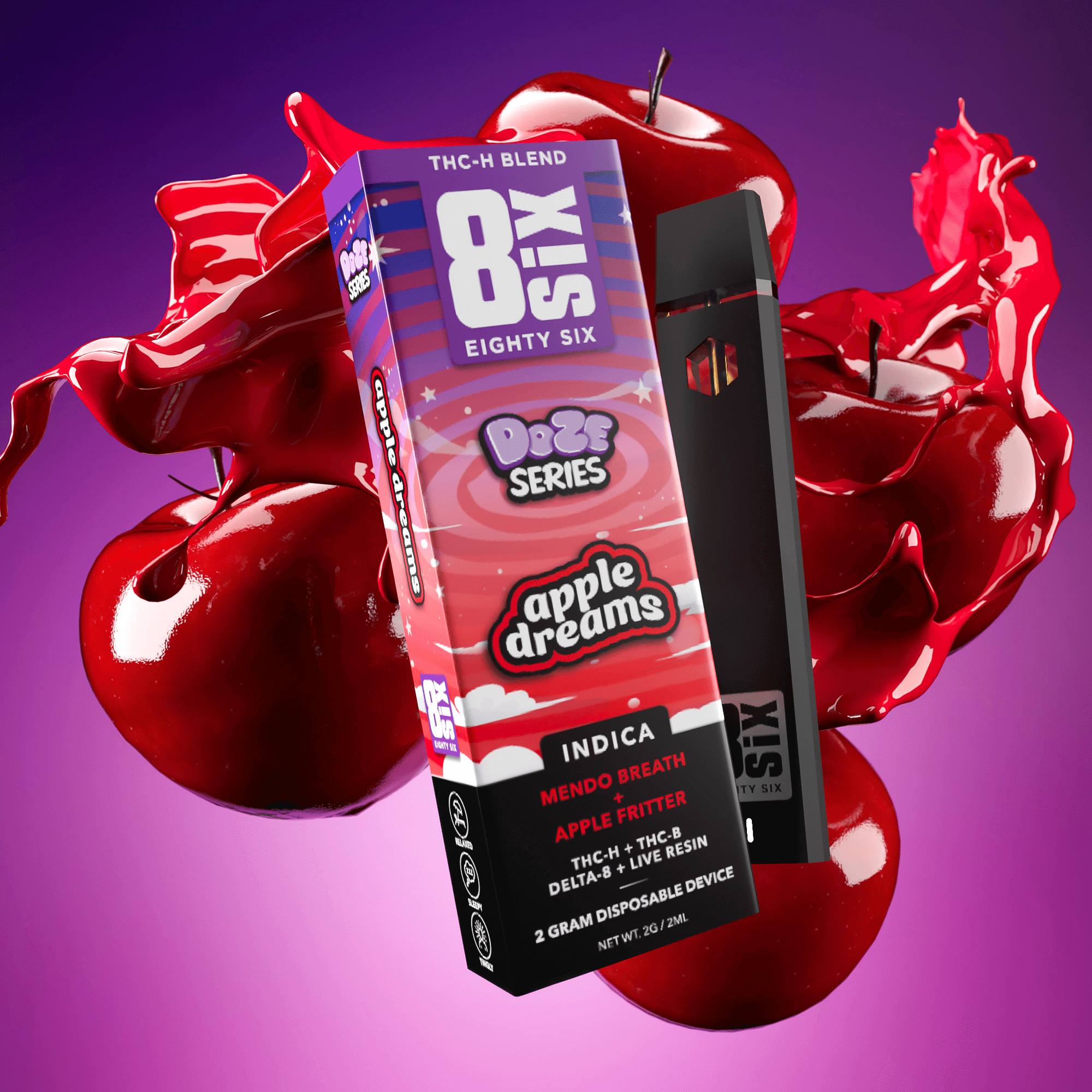 Apple Dreams THCh 2G Disposable Vape (Mendo Breath)