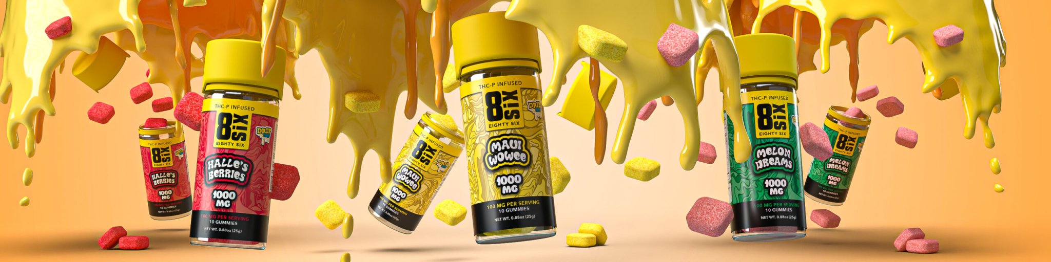 Drip Series: The Best THC-P Gummies - Eighty Six Group