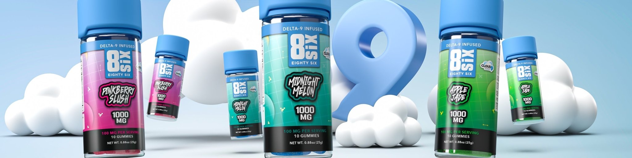 Buy Hemp-Derived Delta-9 THC Edibles - Eighty Six Group