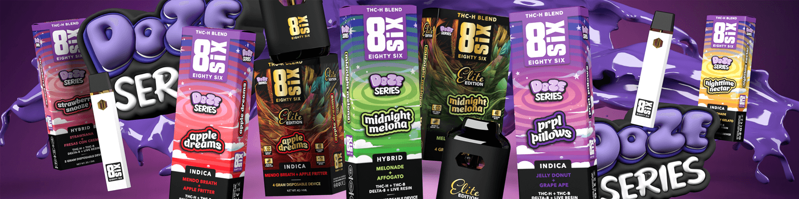 Doze Series: THCh-Infused Indica Strains