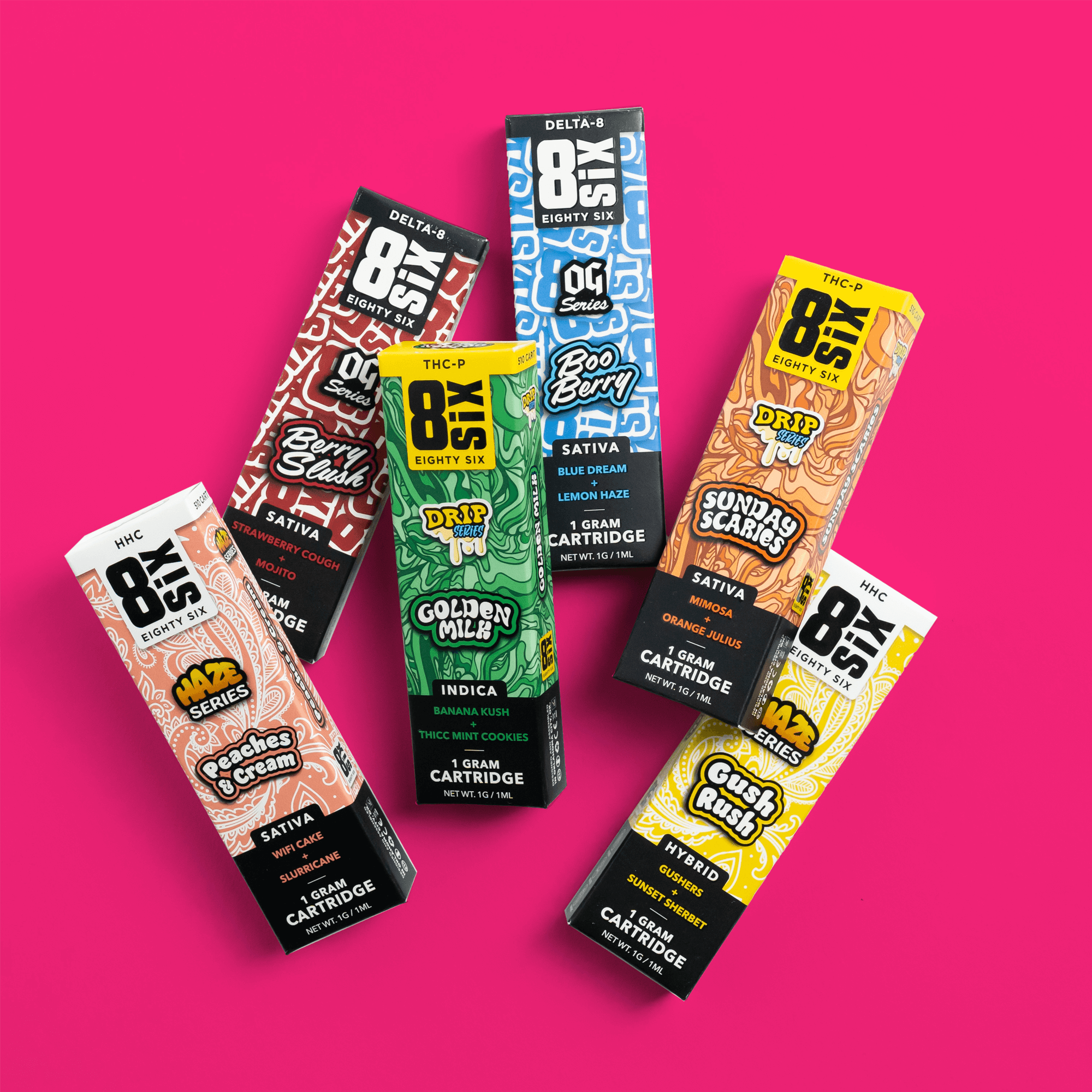 The 'Dream Team' 6G Vape Cartridge Variety Bundle