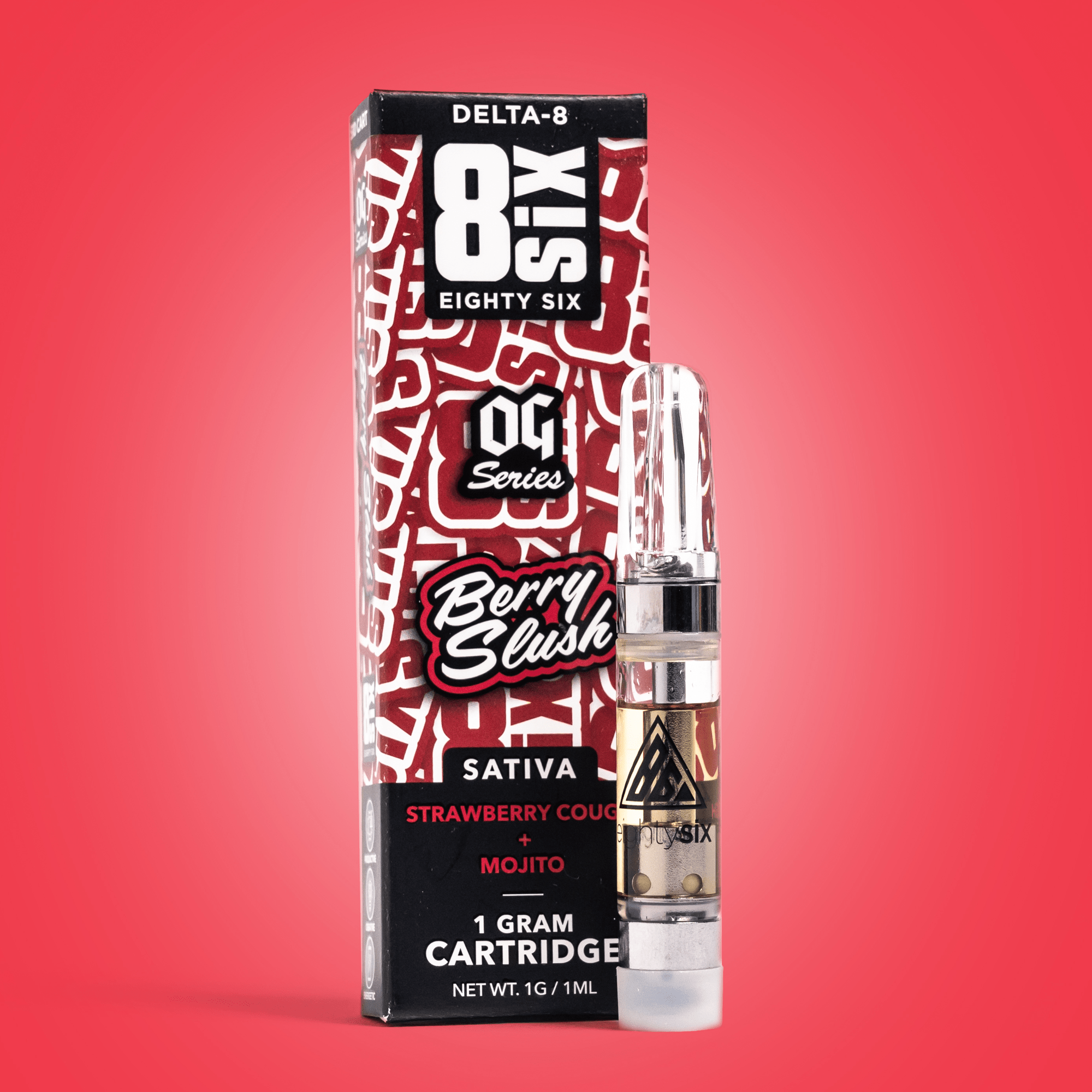 Berry Slush Delta-8 THC Vape Cartridge (Strawberry Cough)