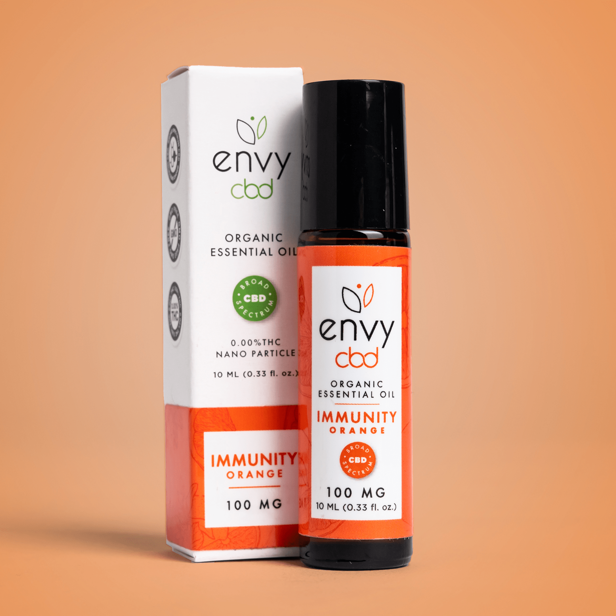 Envy CBD - Essential Oil Roll-On 100MG Broad Spectrum CBD Topical
