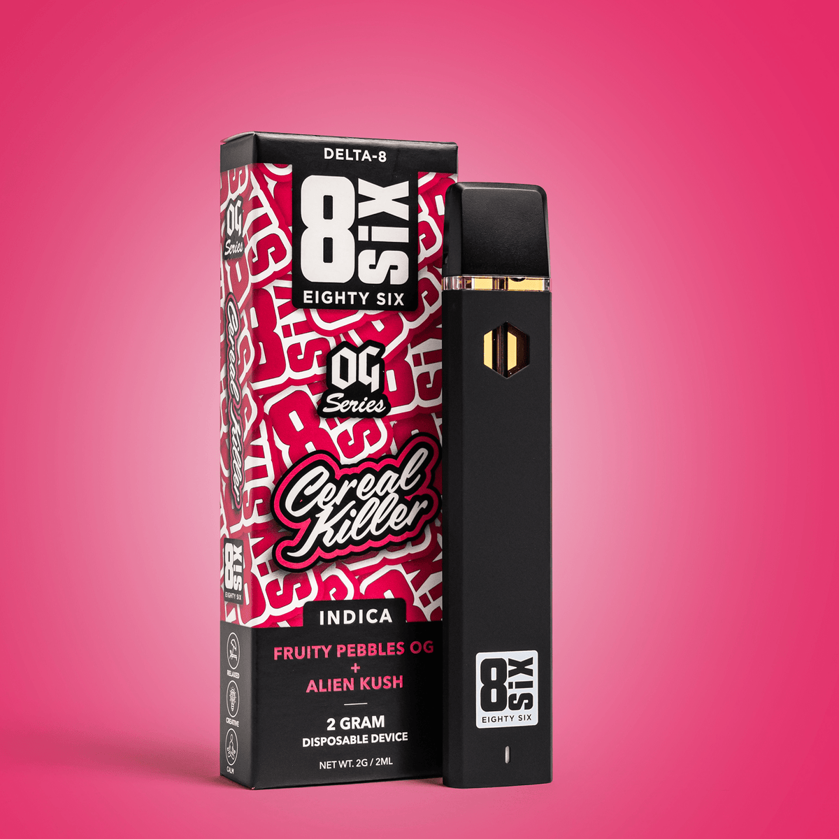 Fruity Pebbles OG Delta-8 THC Disposable Vape | Eighty Six Fruity Pebbles OG Delta-8 THC Disposable Vape | Eighty Six