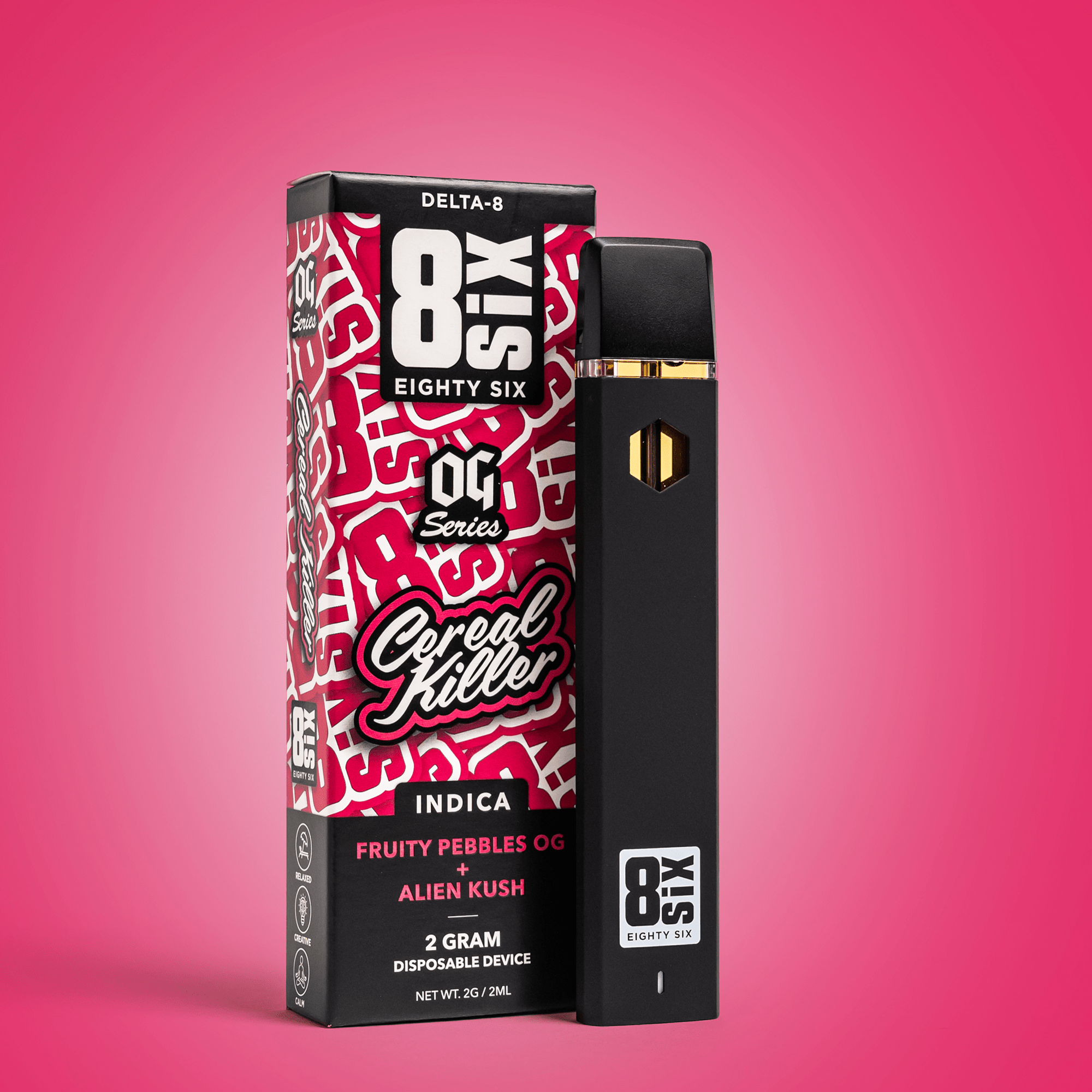 Cereal Killer Delta-8 THC 2G Disposable Vape (F.P. OG)