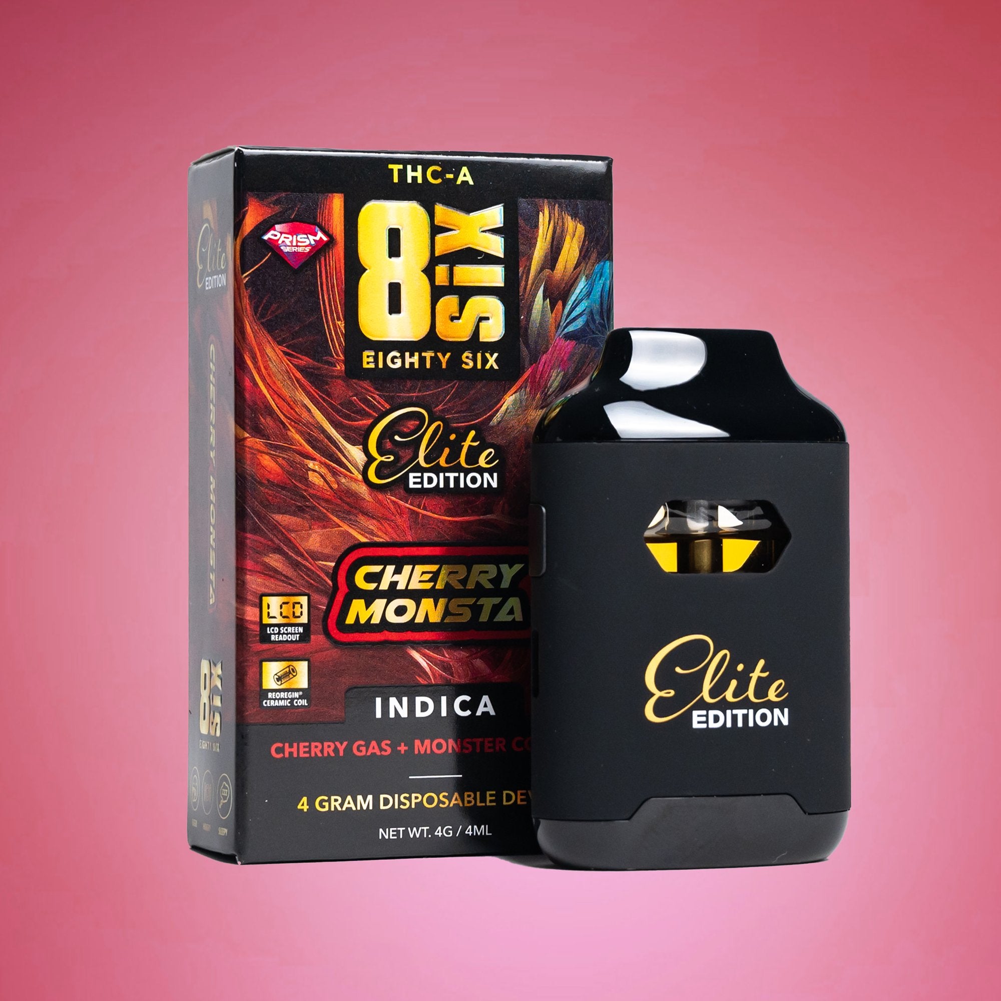 Cherry Gas Diamonds | THCa 4G Disposable Vapes | Eighty Six Cherry Gas Diamonds | THCa 4G Disposable Vapes | Eighty Six