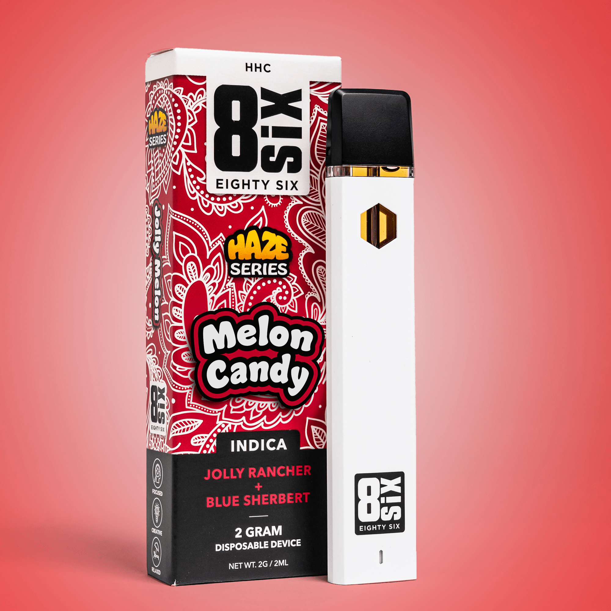 Blue Raspberry HHC Disposable | GMO-Free | Eighty Six