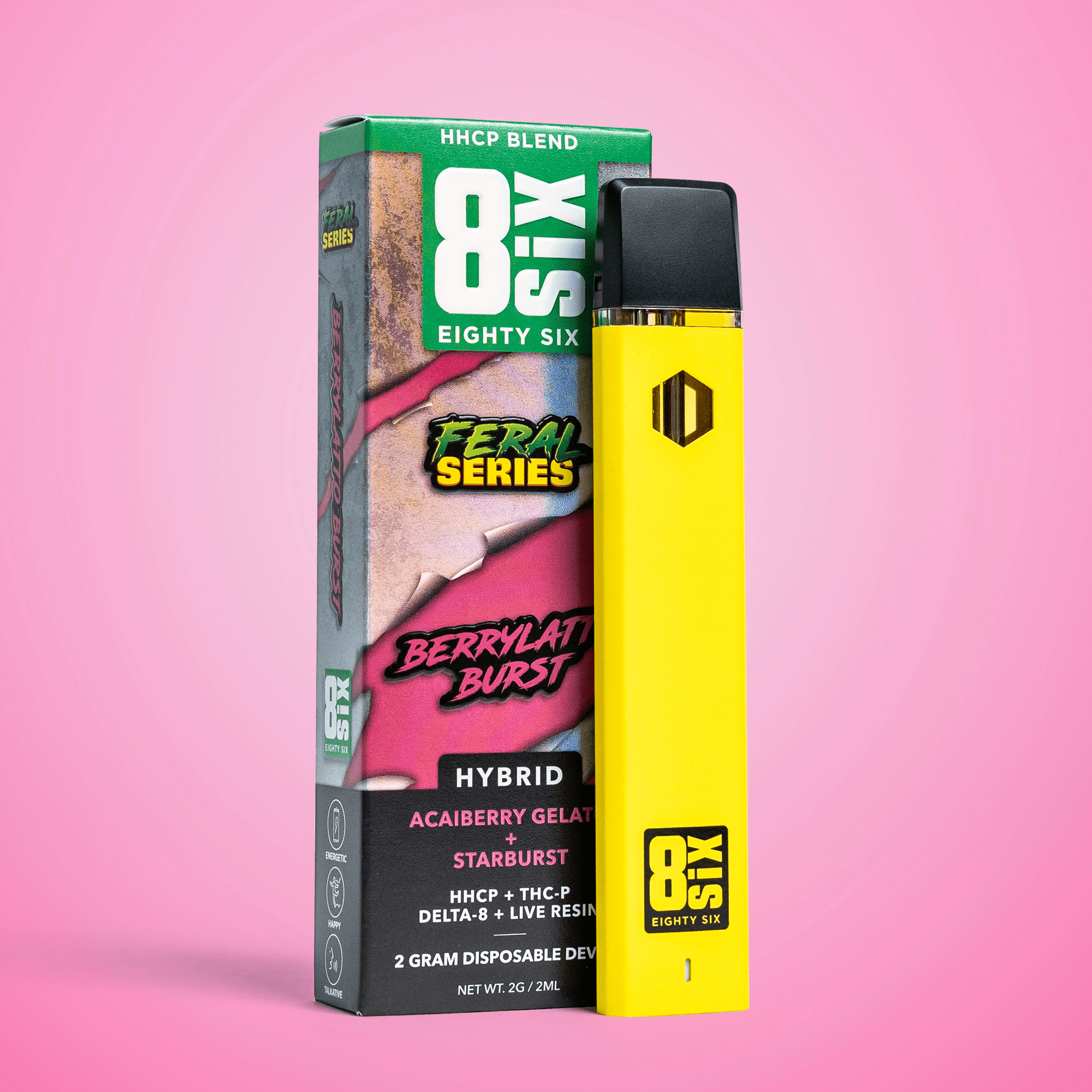Berrylatto Burst HHC-P Vapes | GMO-Free & Pure | Eighty Six Berrylatto Burst HHC-P Vapes | GMO-Free & Pure | Eighty Six