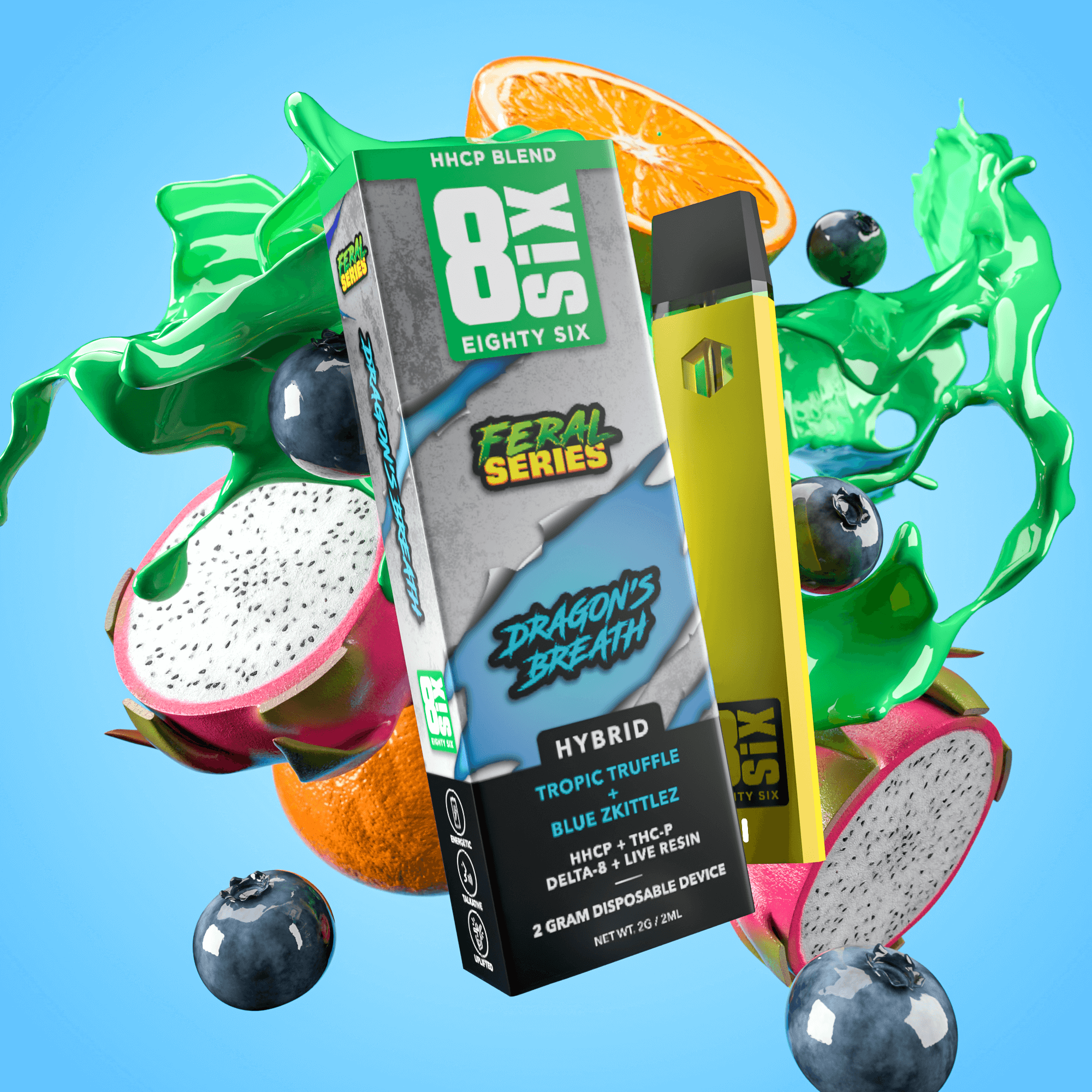 Dragon's Breath HHC-P 2G Disposable (Tropic Truffle)
