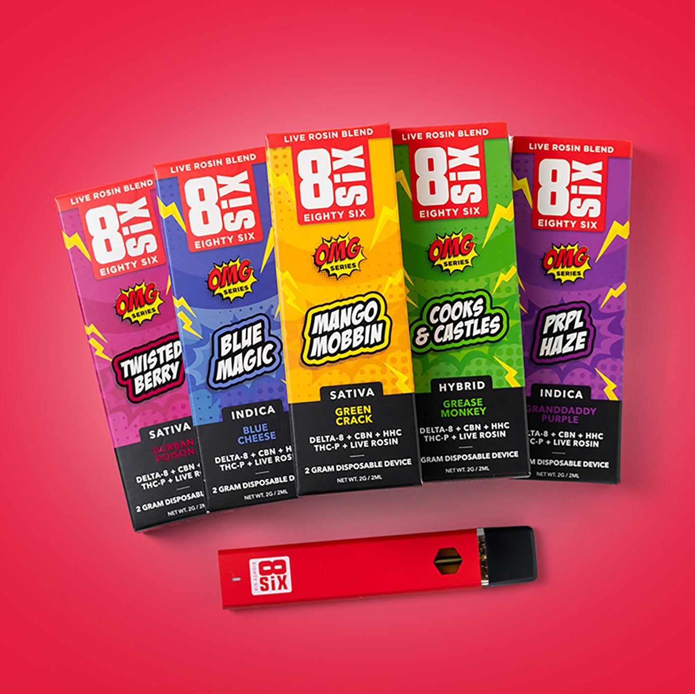'Long Live the Rosin' 10G Live Rosin Disposable Vape Bundle