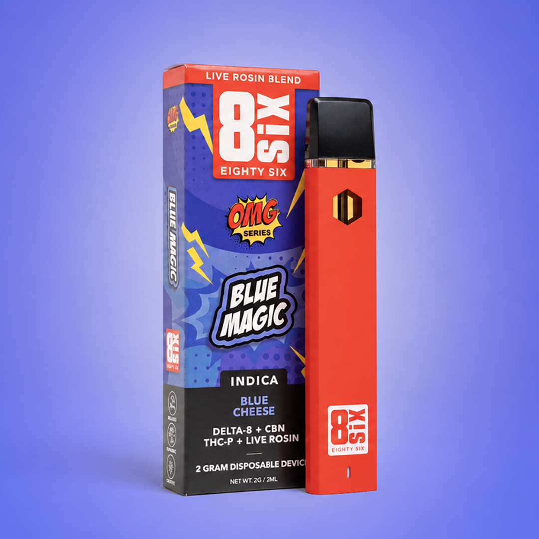 Blue Magic Live Rosin Blend 2G Disposable Vape (Blue Cheese)