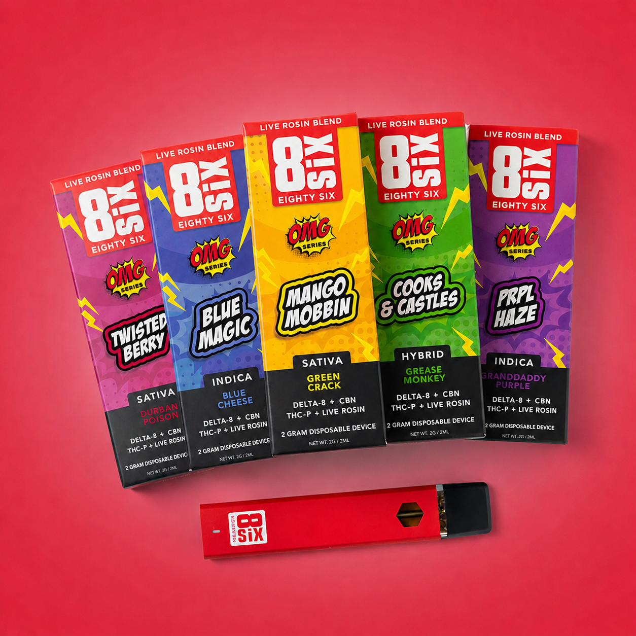 'Long Live the Rosin' 10G Live Rosin Disposable Vape Bundle