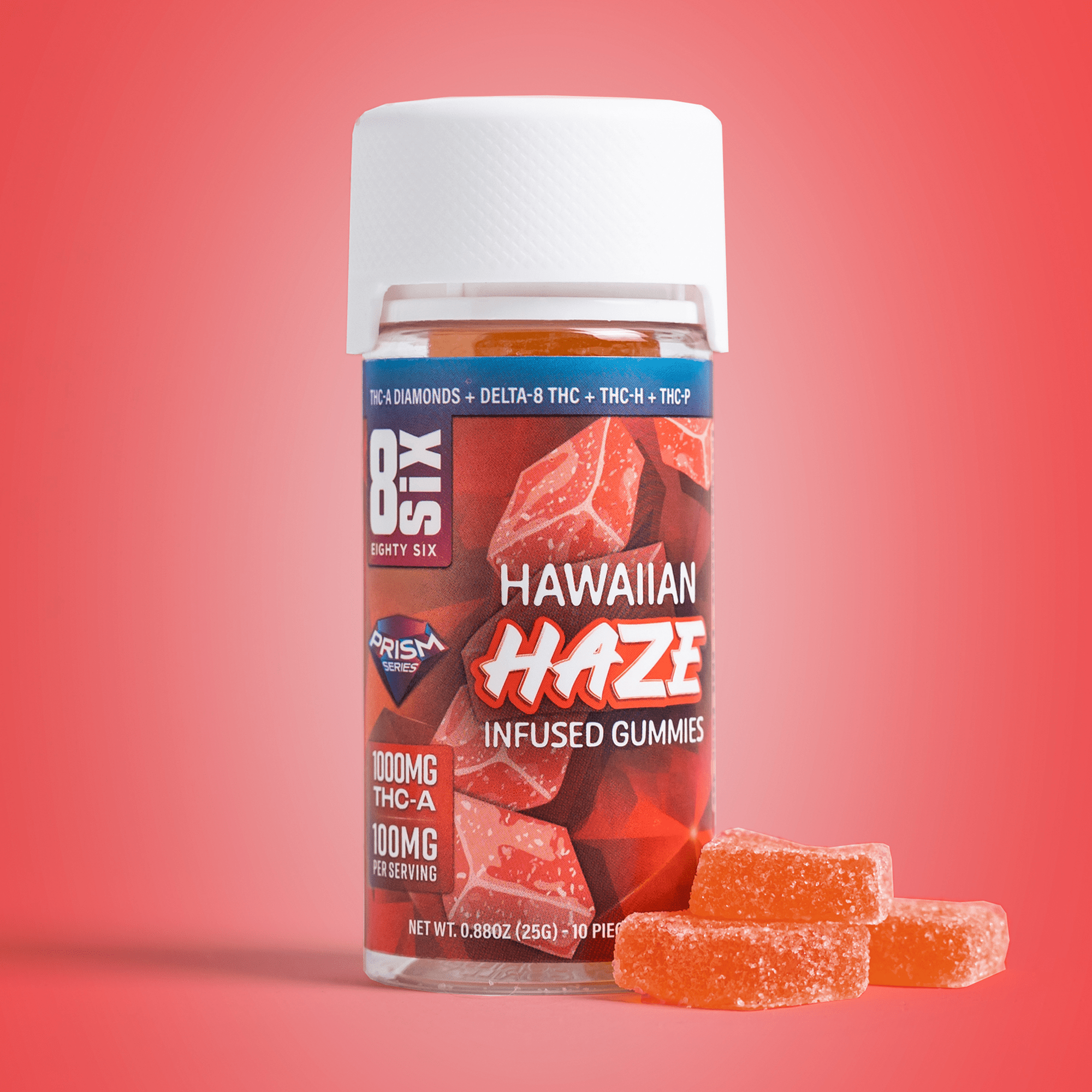 Hawaiian Haze THCa Gummies | Hemp-Derived | Eighty Six