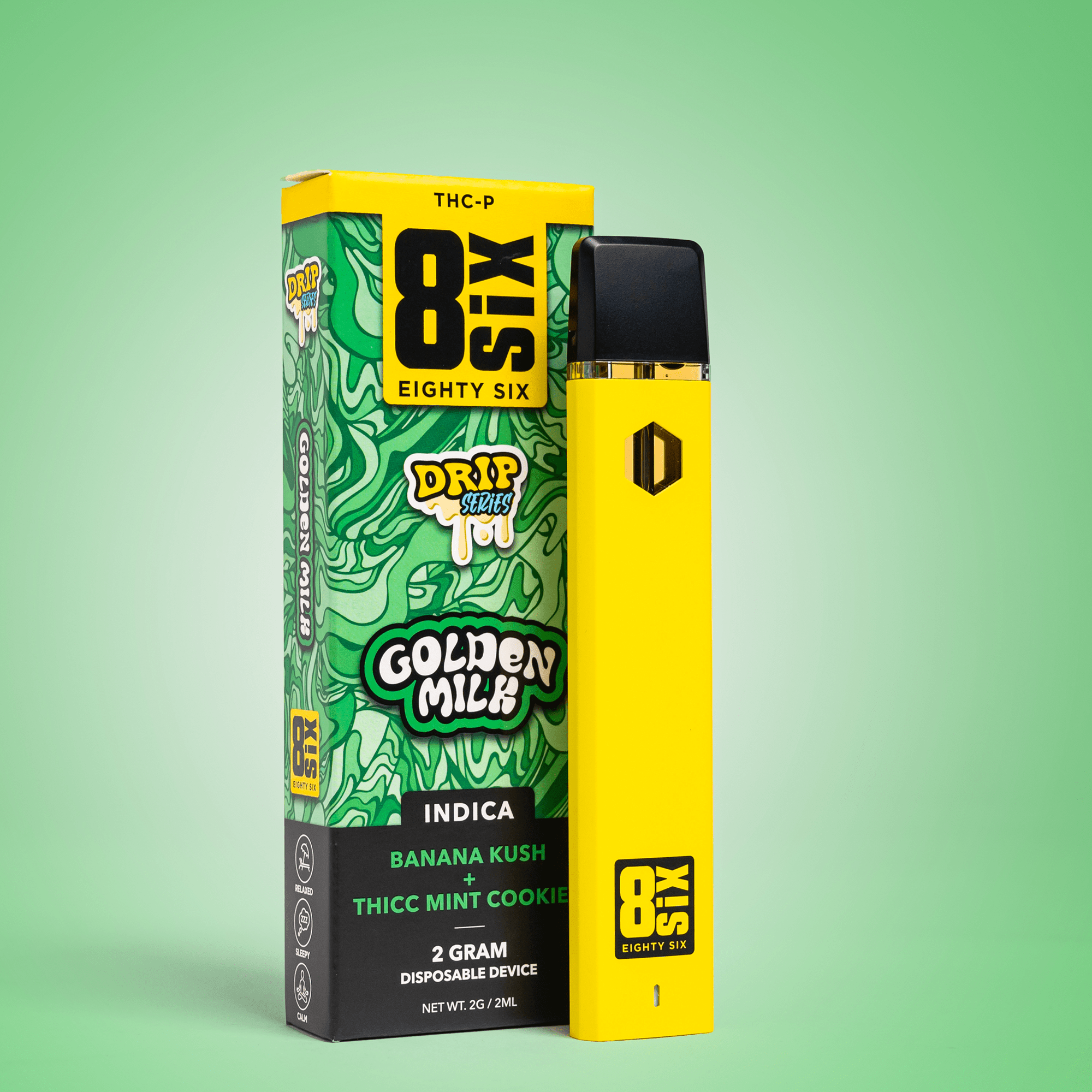 Banana Kush THC-P Vape | Free From Pesticides | Eighty Six