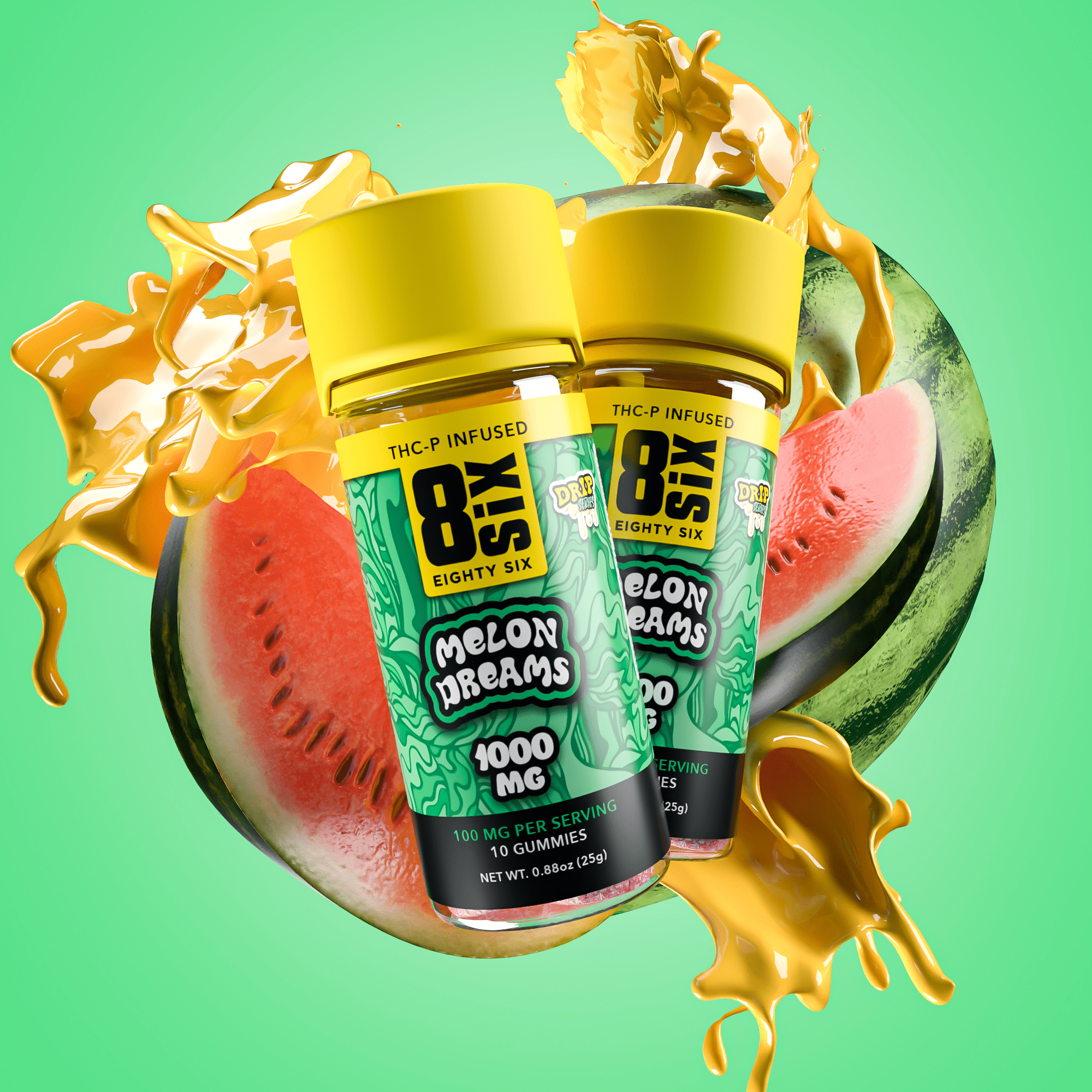 Watermelon Edibles | THC-P Gummies | Eighty Six Watermelon Edibles | THC-P Gummies | Eighty Six