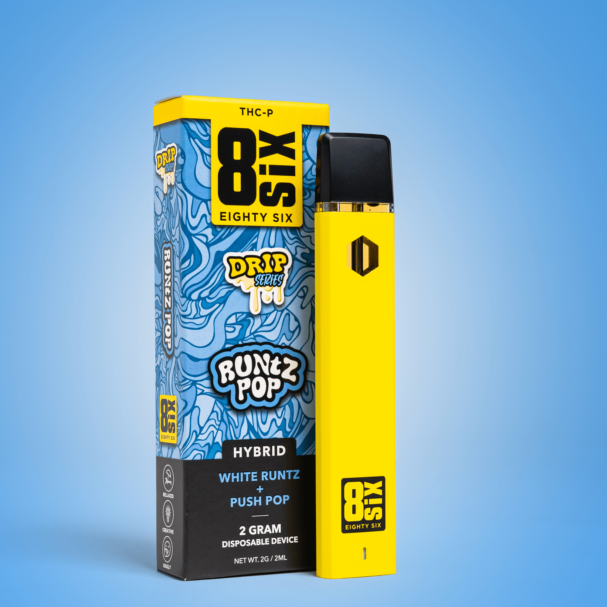 Runtz Pop THC-P 2G Disposable Vape (White Runtz)