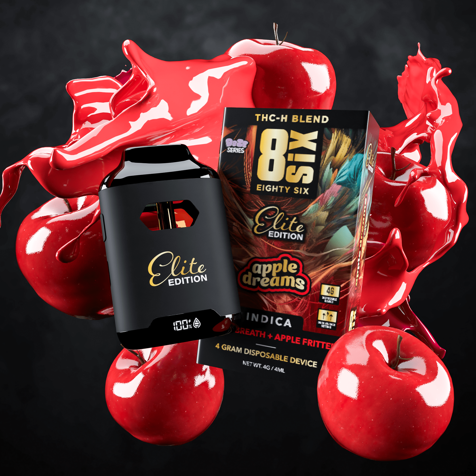 Apple Dreams Elite Edition THCh 4G Disposable Vape (Mendo Breath)