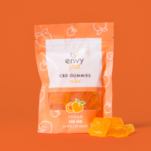 Envy CBD - Peach 500MG Broad Spectrum CBD Gummies