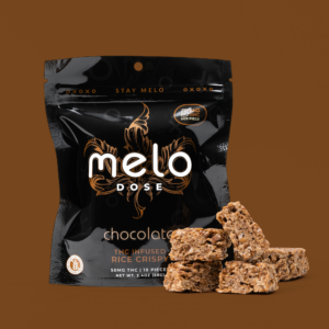 Melo Dose - Chocolate 50MG Delta-9 THC Rice Crispy