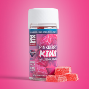 Pinkberry Kiwi 1000MG THCa Gummies