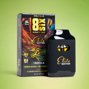 Lime Elite Edition Delta-8 THC 4G Disposable Vape (Lemon Skunk)